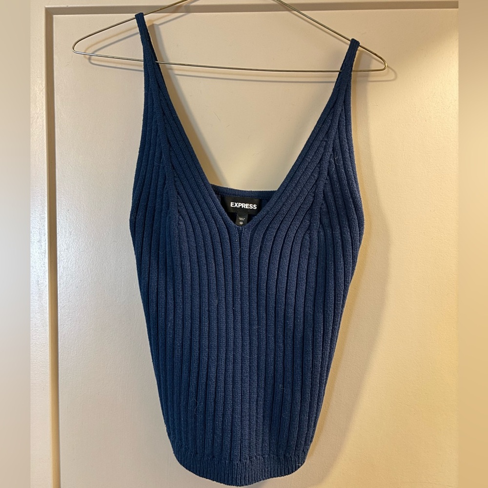 Express sweater tank top